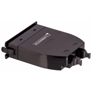 MPO кассета OM3, 24xLC, тип B, низкие потери, черная